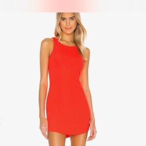 Daya Red Sleeveless Bodycon Dress